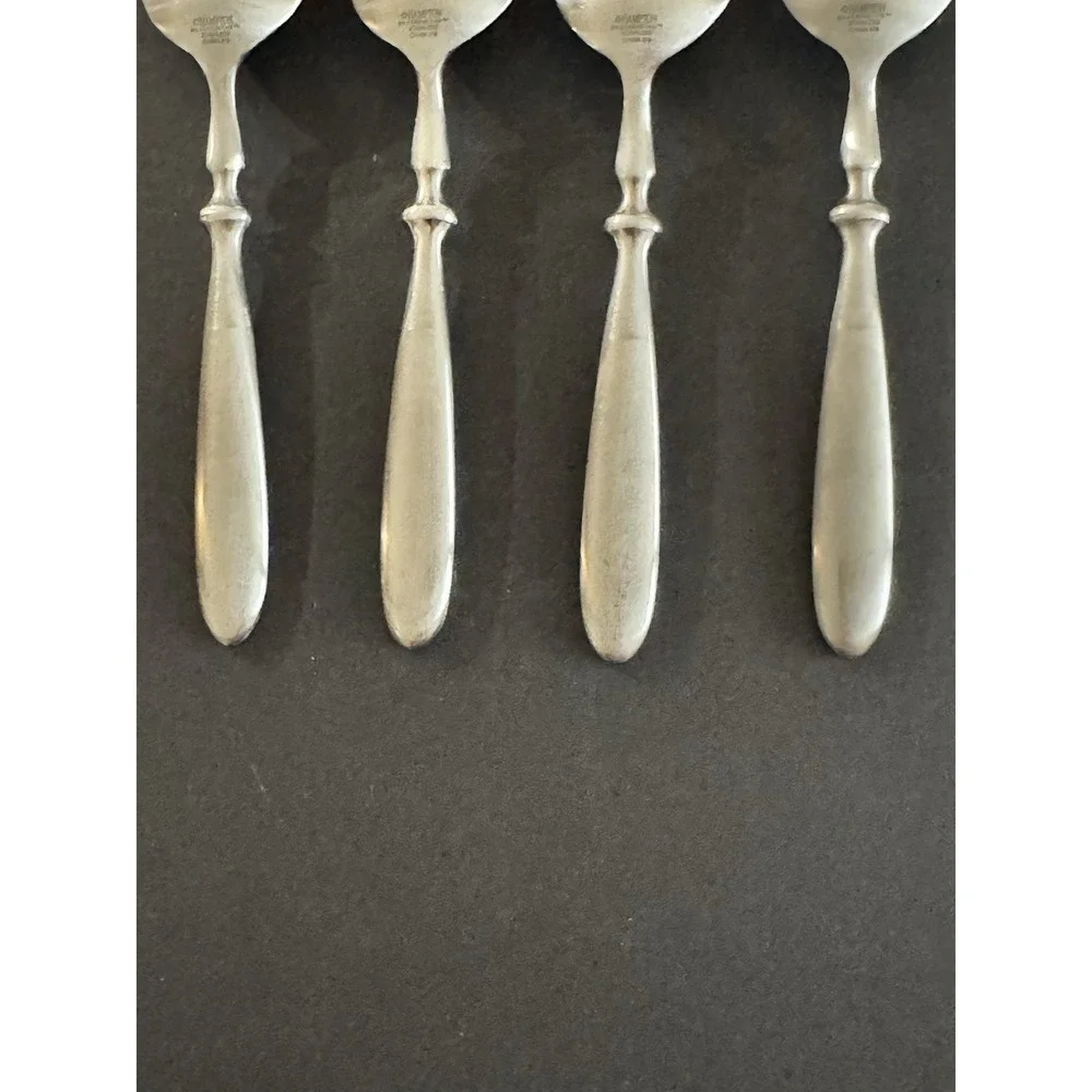 Hampton Silversmith Bistro Satin Dinner Soup‎ Spoons 7 7/8